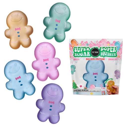 [177565-BB] Super Duper Sugar Squisher Gingerbread Man