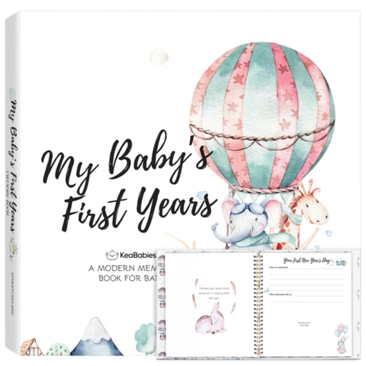 [177586-BB] KeaBabies Craft Baby First Years Memory Book Adventureland