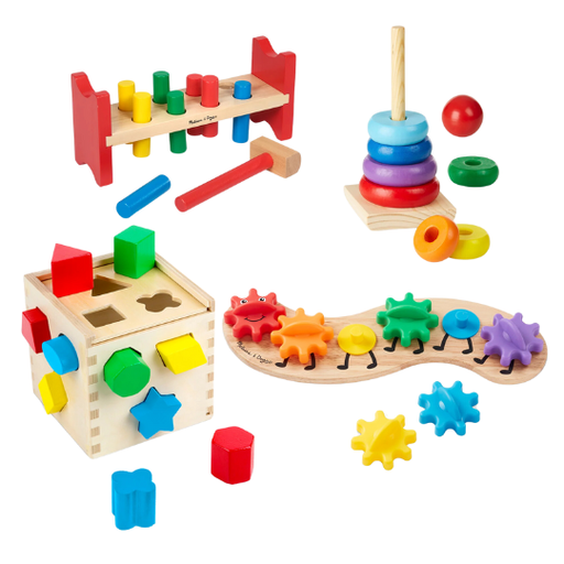 [177613-BB] Melissa & Doug Classic Rainbow Learning Toys