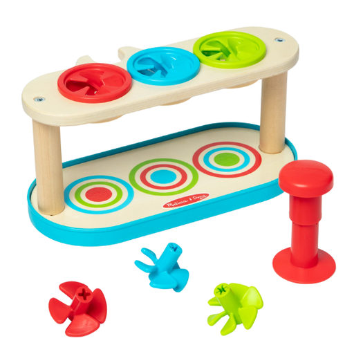 [177614-BB] Melissa & Doug Match and Push Spinning Tops