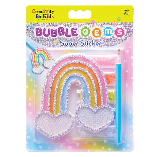 [177652-BB] Bubble Gems Super Sticker Rainbow