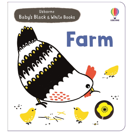 [177794-BB] Baby's Black & White Books Farm