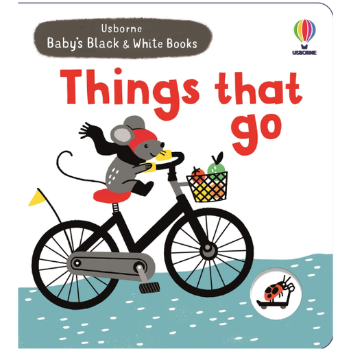 [177795-BB] Baby's Black & White Books Things That Go