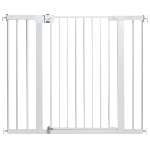 [177887-BB] Safety 1st Easy Install Tall & Wide Gate with Wall Cups White