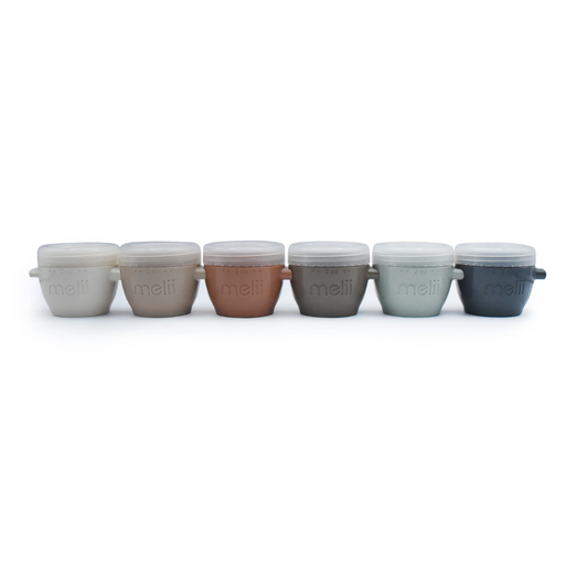[177983-BB] Melii Snap & Go Pods  2oz 6pk Neutrals