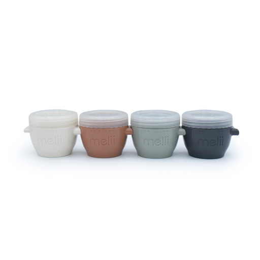 [177984-BB] Melii Snap & Go Pods  4oz 4pk Neutrals