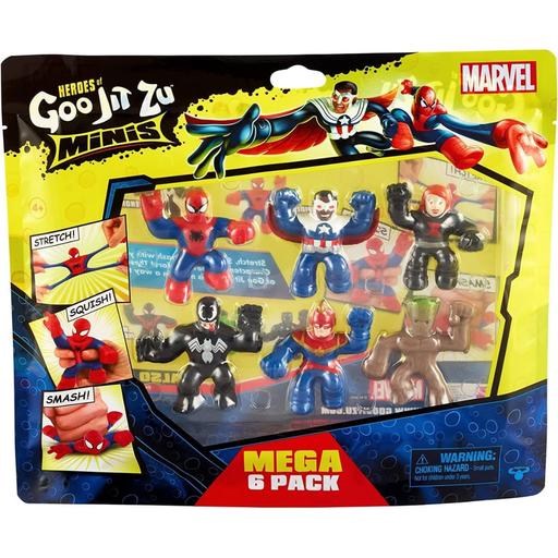 [178132-BB] Goo Jit Zu Marvel Mega Pack Minis 6pk