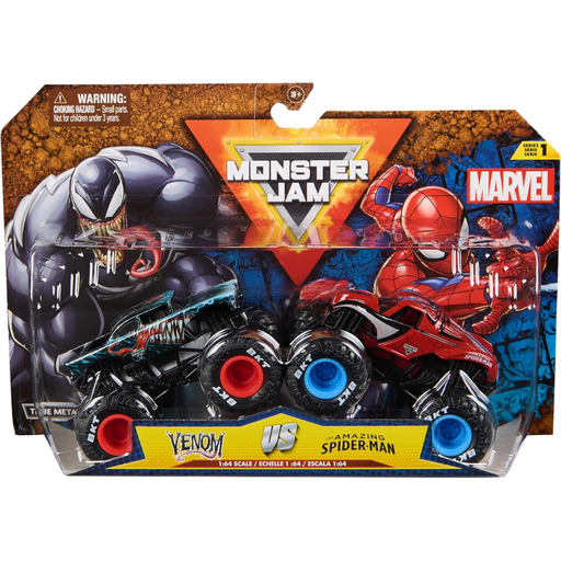 [178133-BB] Monster Jam Marvel Minis Versus Assorted