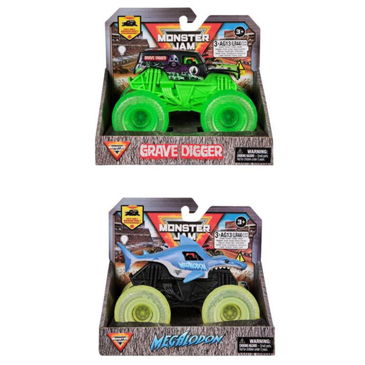 [178134-BB] Monster Jam 1:43 Light-Up Wheels Vehicle Assorted