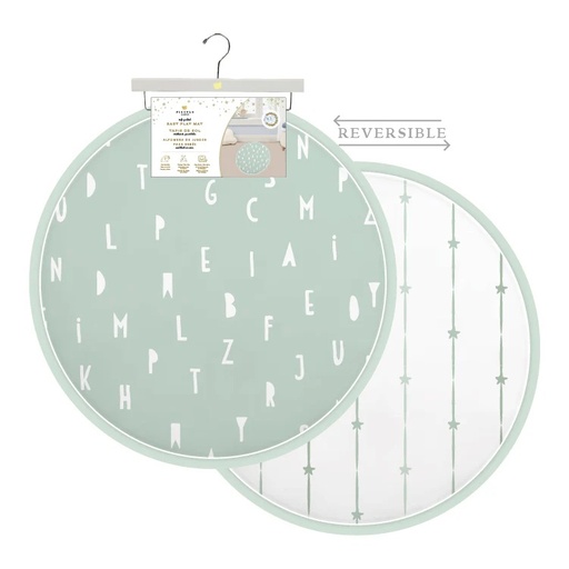 [178416-BB] Round Reversible Playmat Green