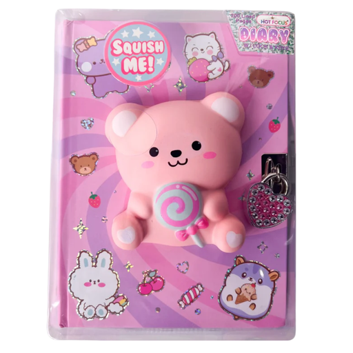 [178475-BB] Diary with Lock & Keys Critters