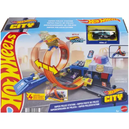 [178478-BB] Hot Wheels City Super Police Station