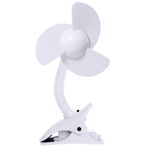 [178648-BB] Strollerbuddy Ezy-Fit Clip on Fan White