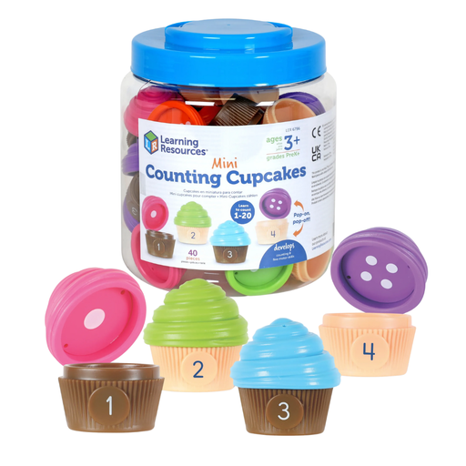[178695-BB] Mini Counting Cupcakes