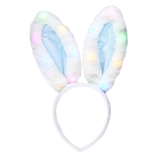 [178765-BB] Light Up Bunny Headband Blue
