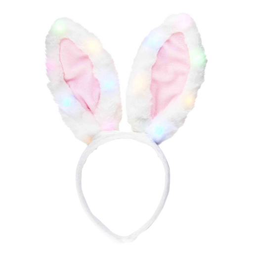 [178766-BB] Light Up Bunny Headband Pink