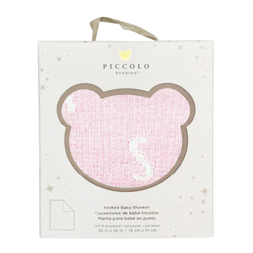 [179095-BB] Feather Chenille Blanket Pink
