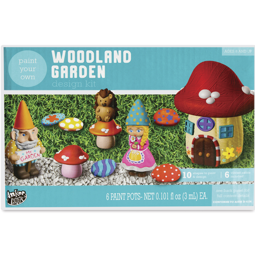 [178860-BB] Paint Your Own Woodland Garden Design Kit
