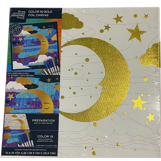 [178862-BB] Celestial Gold Foil Coloring Kit