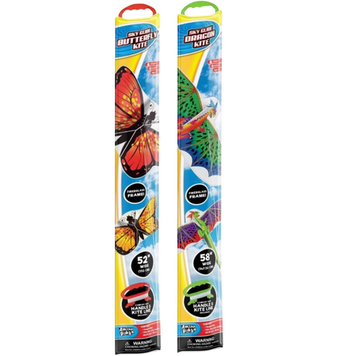 [178870-BB] Sky Glide Kite Shaped Kites Butterfly and Dragon