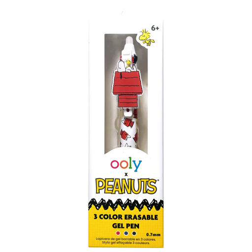 [178877-BB] Peanuts - 3 Color Erasable Gel Pen