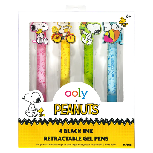 [178888-BB] Peanuts - Black Ink Retractable Pens