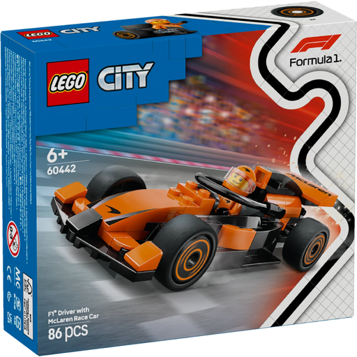[178891-BB] Lego City F1 Driver with McLaren Race Car