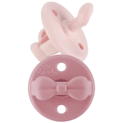 [178947-BB] Sweetie Soother Orthodontic Pacifier - Ballet Slipper & Primrose 0-6M