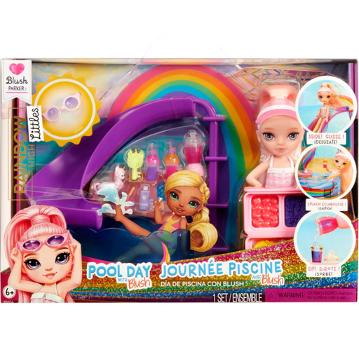 [179109-BB] Rainbow High Little Pool Day with Blush Playset