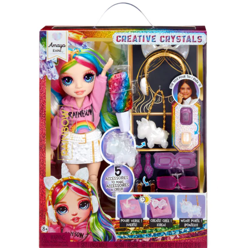 [179113-BB] Rainbow High Creative Crystals Fashion Doll- Amaya