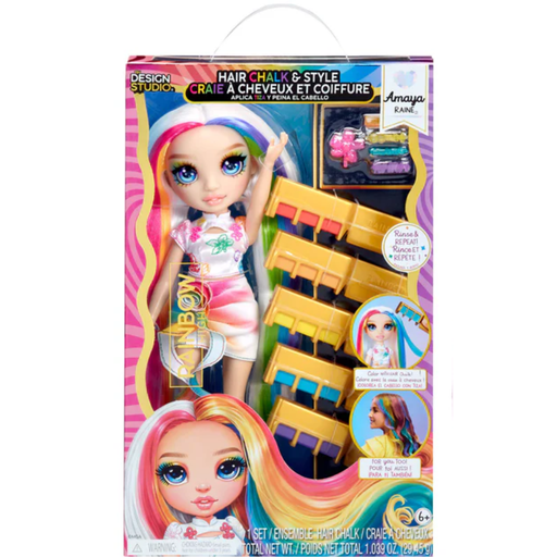 [179114-BB] Rainbow High Hair Chalk & Style Doll- Amaya