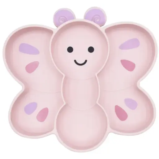 [179438-BB] Melii Silicone Section Plate Butterfly
