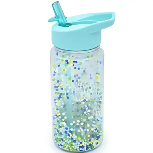 [179440-BB] Melii Double Wall Water Bottle - Foam Balls Blue
