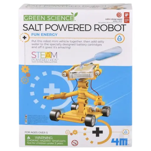 [179460-BB] Green Science Salt-Powered Robot