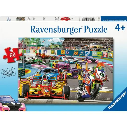 [179627-BB] Racetrack Rally Puzzle 60pc