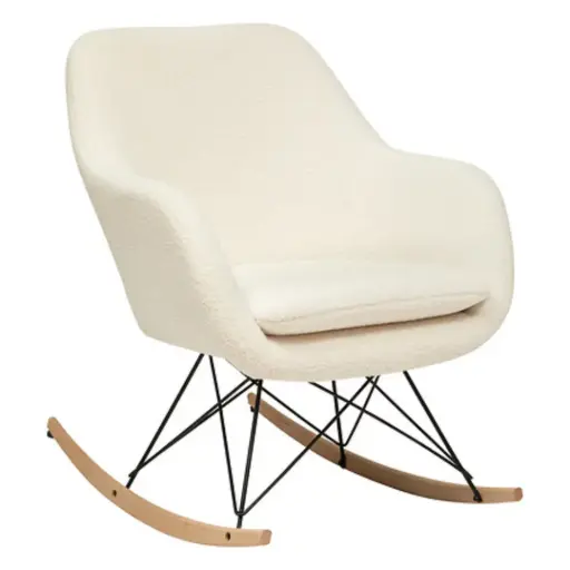 [180114-BB] Olmeto Rocking Chair White