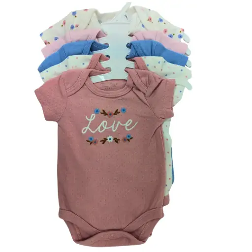 [181191-BB] Love Bodysuits 5pk