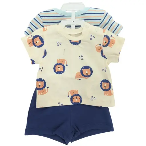[181225-BB] Bodysuit & Short 3pc Lion