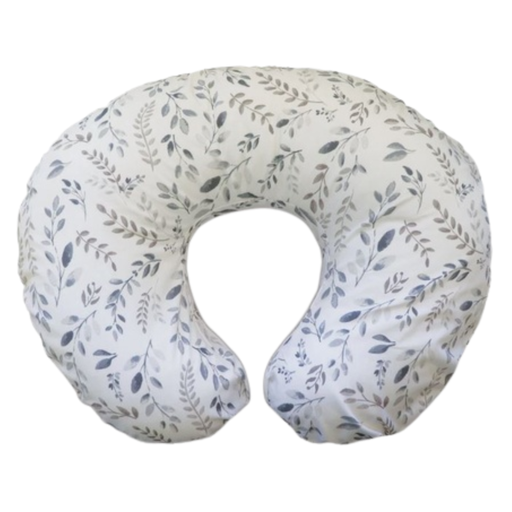 [159287-BB] Boppy Pillow With Cover Taupe Leaves