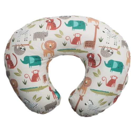 [159497-BB] Boppy Pillow With Cover Neutral Jungle