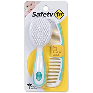 [160472-BB] Safety 1st Easy Grip Brush & Comb Set Blue