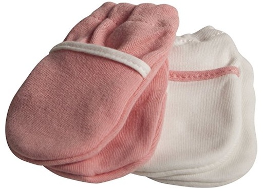 [160479-BB] No Scratch Mittens Pink