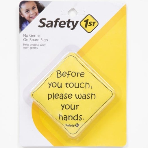 [160491-BB] No Germs on Board Sign