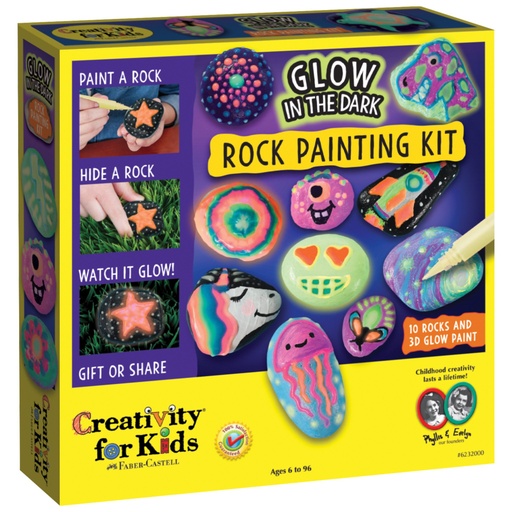 [161790-BB] Glow in the Dark Rock Painting Kit