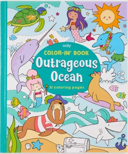[161795-BB] Colorin Book - Outrageous Ocean