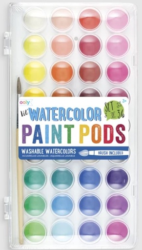 [161815-BB] Lil Paint Pods Watercolor 36Pc