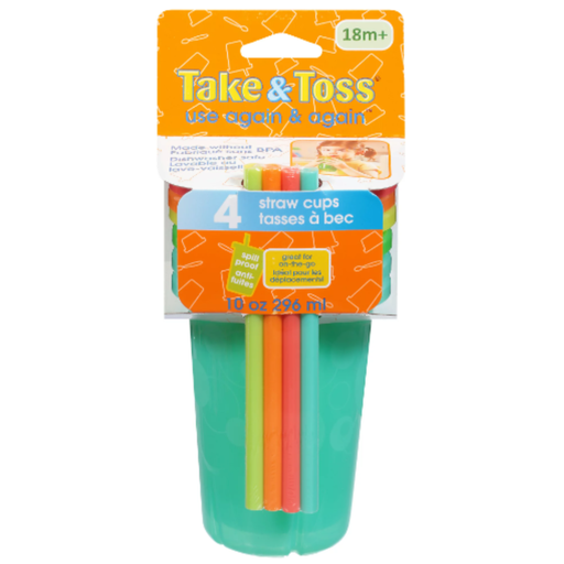 [162887-BB] Take & Toss 10z Straw Cups 4pk 