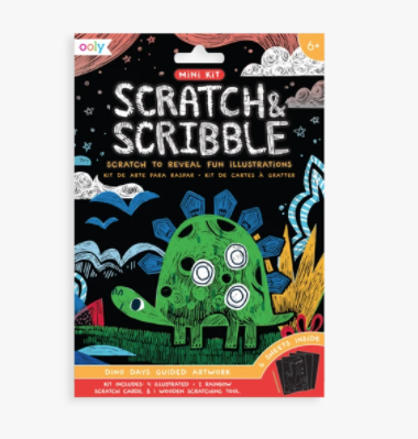 [163356-BB] Mini Scratch & Scribble - Dino Days