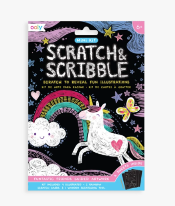 [163357-BB] Mini Scratch & Scribble - Funtastic Friends