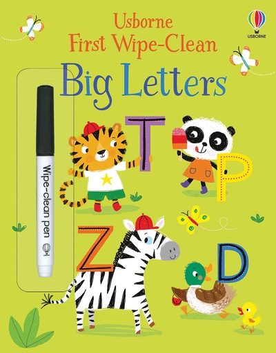 [163943-BB] First Wipe Clean Big Letters
